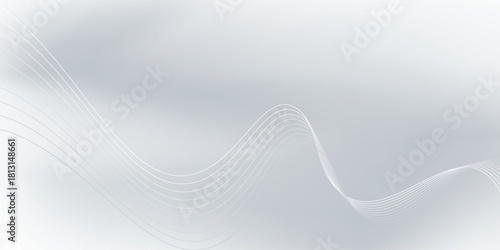 Simple background with flowing lines. Digital future technology abstract modern art vector eps10