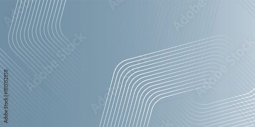 Abstract hexagon lines on gray background. Geometric stripe line art design vector pattern eps10