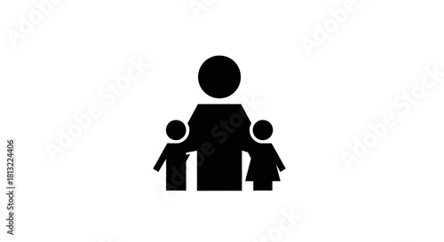 Family icon with transparent background