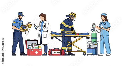 Emergency Responders Team Ready to Help.