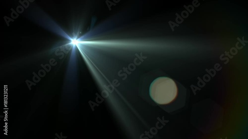 optical lens and fire effects	