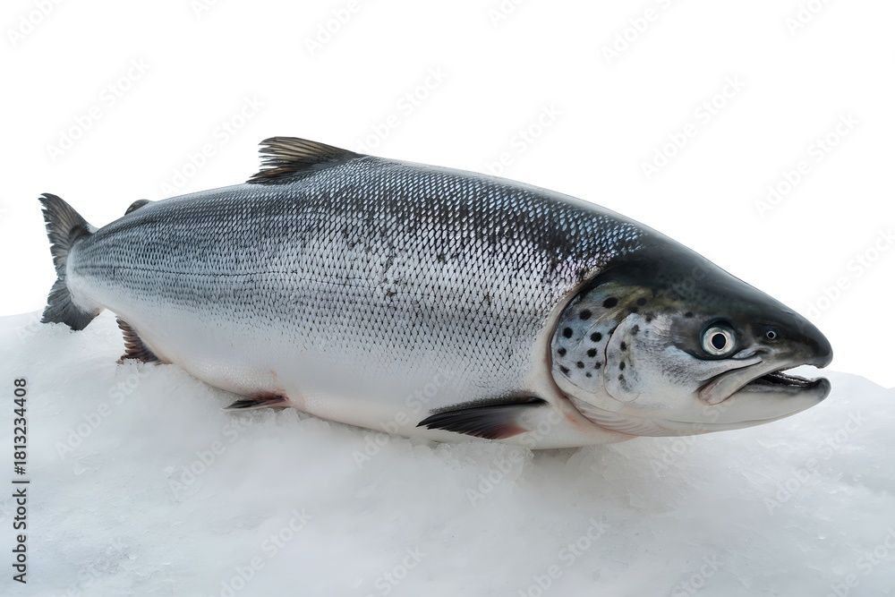 Obraz premium fresh fish on ice