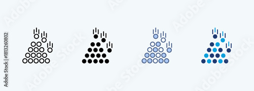 Gravel multiple style icon collection