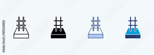 Rebar Mess  multiple style icon collection