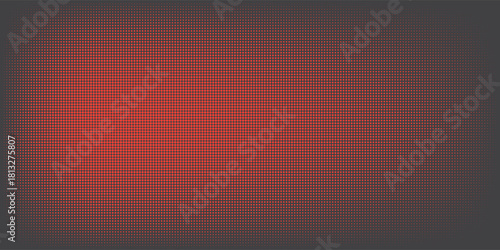 Red Abstract Dotted Grid Background With Halftone Pattern For Creative Design