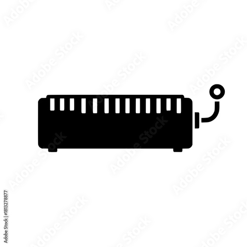 Hand Organ or Barrel Organ Musical Instrument Icon