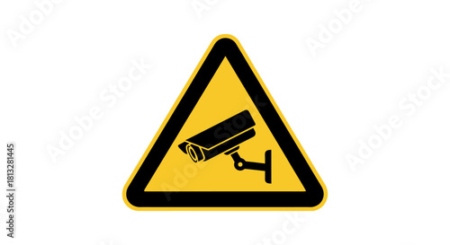 CCTV Camera Security Warning Sign Enhancing Awareness and Safety Measures