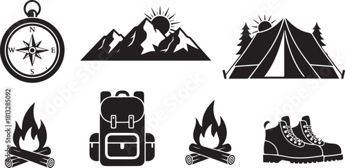 Adventure Travel Icon Set – Camping, Hiking, Exploration Symbols
Outdoor Exploration Line Icons – Mountains, Ships, Maps & More
Travel and Adventure Outline Icons Pack for Outdoor Activities