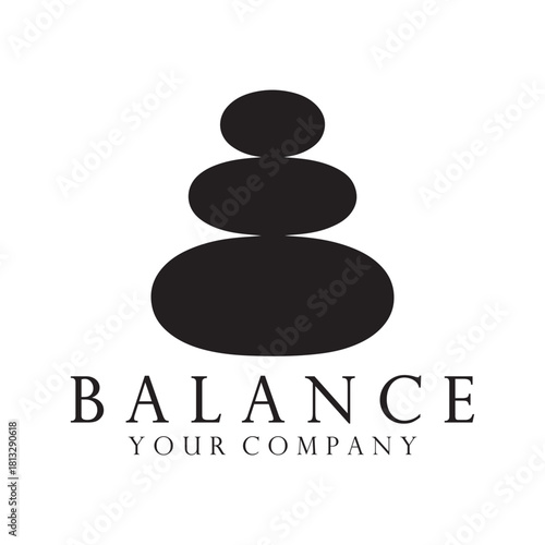 Asymmetrical Zen Stone Formation Portraying Natural Calm Through Modern Minimal Design