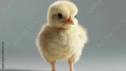 Small yellow chicken