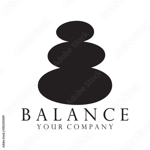 Tapered Zen Stone Pyramid Expressing Gentle Gradation And Harmonized Natural Calm