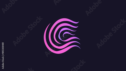 Abstract 5 g technology graphic illustration for digital communication