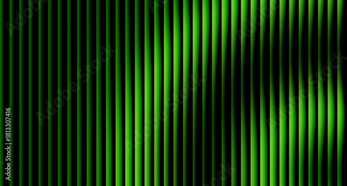 Abstract green vertical lines create a modern background art