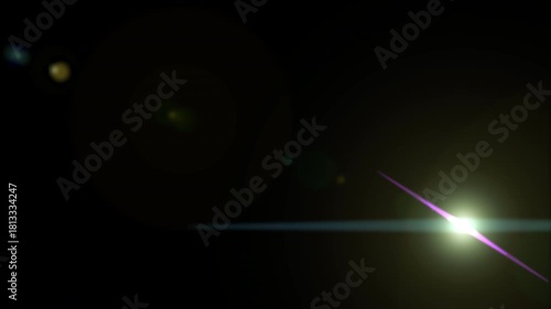 Light organic leaks effect background animation stock footage. Lens light leaks flashing around making an elegant abstract background animation. 4K animation