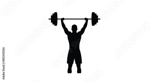 Abstract geometric shapes and lines in a dynamic composition with a striking silhouette element suitable for modern design projects silhouette