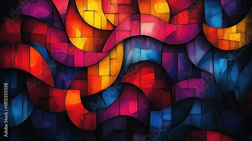 Seamless colorful Christian pattern with hand lettering words faith church ministry serve for religious background design