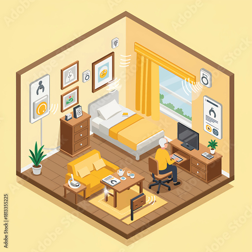 Smart home technology enhances safety and convenience for elderly individuals living independently