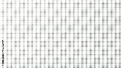 This abstract composition presents a grid pattern comprised of numerous small, evenly spaced, square-shaped dots.