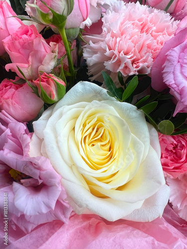 Bouquet of different beautiful flowers