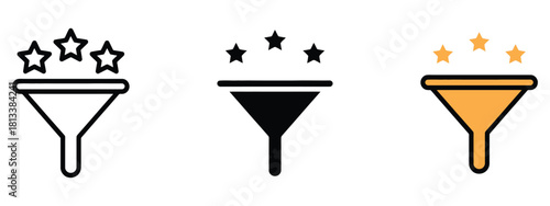 Lead Scoring icon vector. boost sales and analytics symbol. vector illustration.