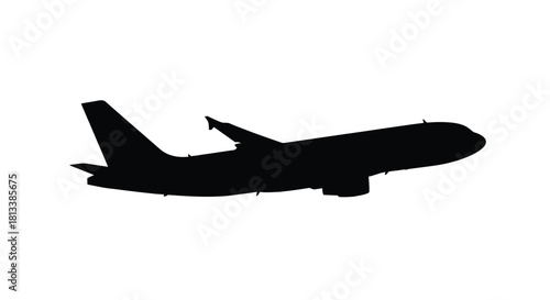 Abstract geometric shapes and lines in a striking silhouette design