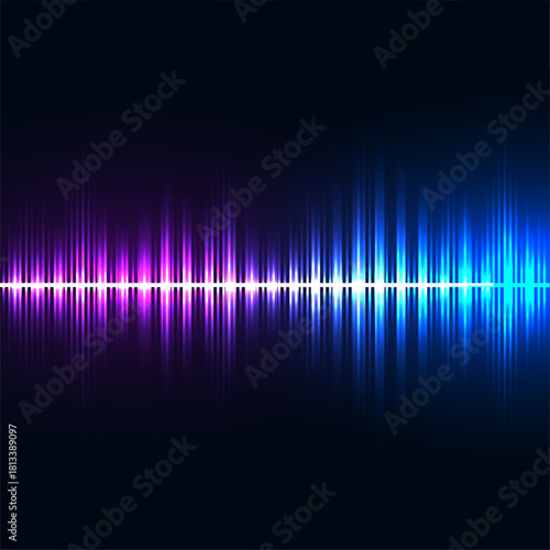 electronic audio tune equalizer background for disco or club