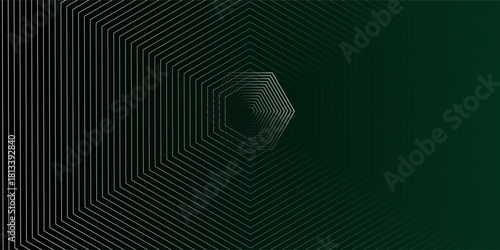 Fototapeta Naklejka Na Ścianę i Meble -  Absorption tunnel on a black background. Hypnotic abstract illusion. Abstract 3d portal. 3d rendering. eps10