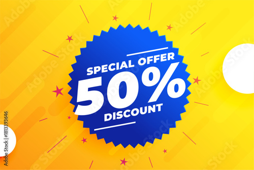 special sale offer banner for festive season to get best deal