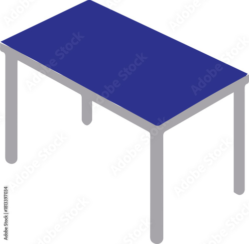Simple Black Table Icon