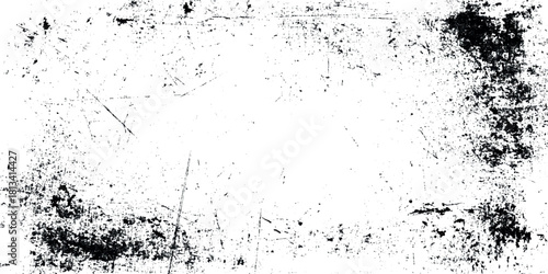 Abstract grunge dirt pattern with scratches, grit, dust, and worn imperfections on a rough surface use as a design element, overlay.