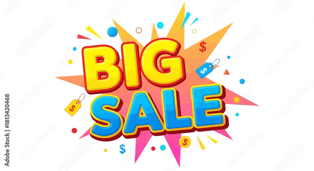 Fototapeta premium Abstract geometric design with curved lines and angular shapes in rgb color model for creative projects