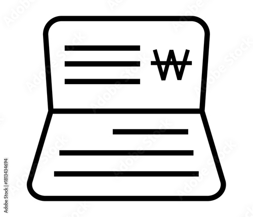 Korean-Won-Money-Set-01_Bankbook open