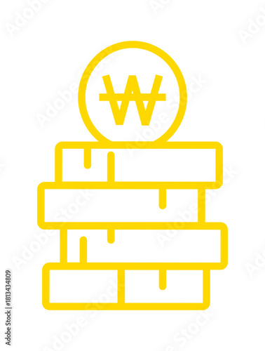 Korean-Won-Money-Set-01_GoldBarsWon