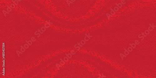 Abstract Red Fintech Financial Technology Background Pixel Pattern. Abstract Business Technology Science. Vector Illustration