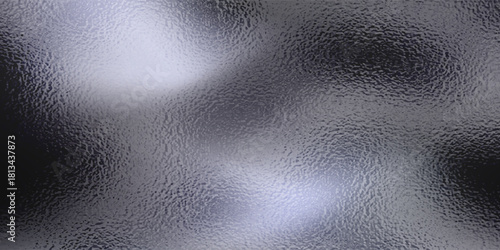 Silver gradient background. Foil paper, glitter effect. Chrome metal grey pattern. Gradation noise texture. Vector abstract illustration for web, card, bg, certificate design. Vector Illustration