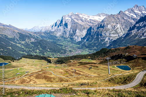 mountain road in the mountains