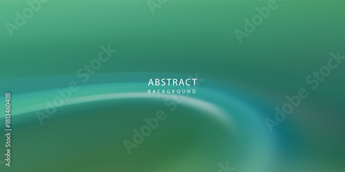 Green royal gradient seamless pattern with noise texture. Emerald blue silk bg with soft transitions and effect ombre. Vector gradient mesh illustration.eps10