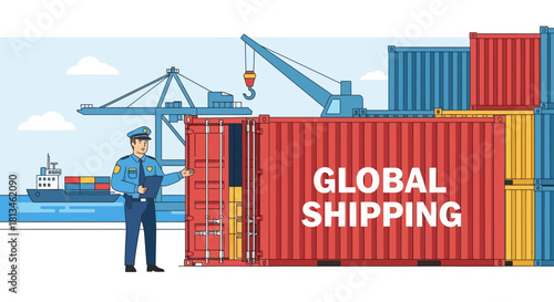 Global Shipping and Customs Officer at the Port.