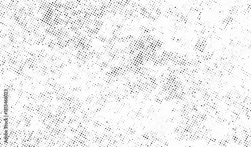 Subtle halftone vector texture overlay. Monochrome abstract splattered background.