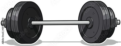 dumbbell isolated on white background