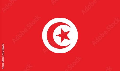 Fotografie flag of tunisia