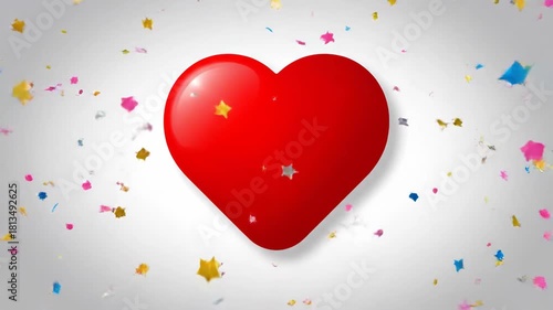 Wallpaper Mural Social Like Heart Button Favorite Reaction Animation Torontodigital.ca