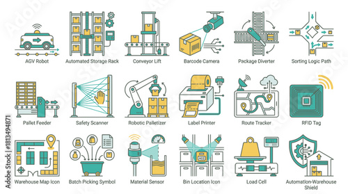 Streamline your warehouse operations with robotic automation and modern logistics solutions, optimizing efficiency and safety in supply chain management with advanced technology