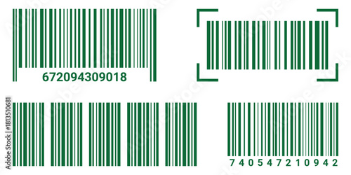 Barcode read icon symbol concept for graphic design. Universal code for scanning product or item. Vector illustration.