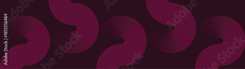 abstract pink purple lines digital geometric elements modern shiny vector background dark green stripes curve luxury for business EPS 10