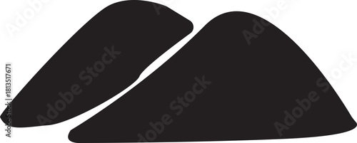 desert mountain and cactus icon .Abstract minimalist posters. Mountain contemporary landscape wall decoration, poster, cover, Vector.The explorer kids with a camel in the desert.