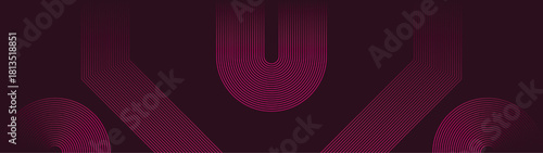 abstract pink purple lines digital geometric elements modern shiny vector background dark green stripes curve luxury for business EPS 10