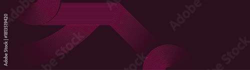 abstract pink purple lines digital geometric elements modern shiny vector background dark green stripes curve luxury for business EPS 10