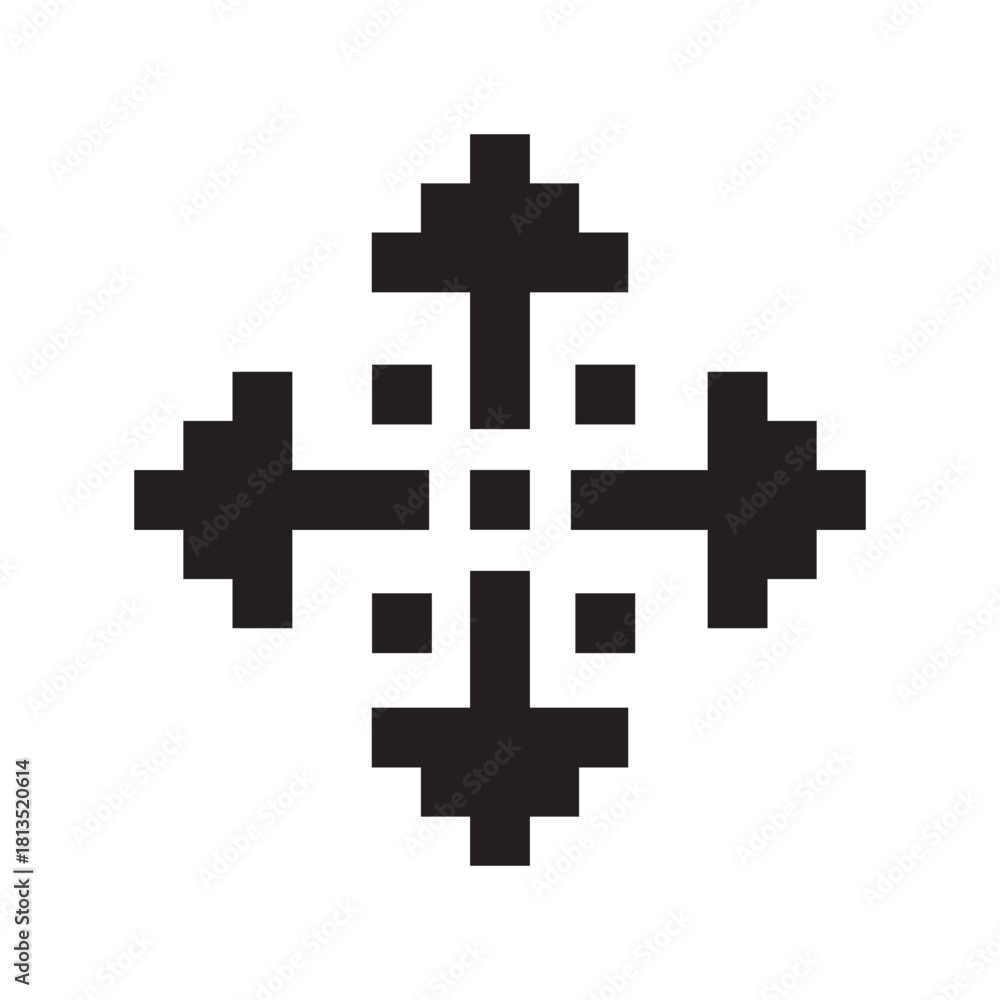 Fototapeta premium 8-bit Pixel Cursor