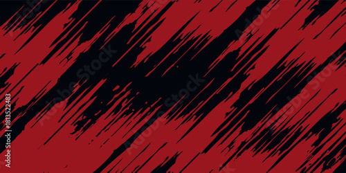 Red halftone dots blue color pattern gradient grunge texture background. Dot pop art comic sport style vector illustration.